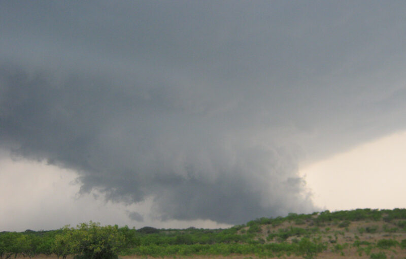 Wall Cloud near Lawn TX