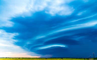 A very photogenic May storm near Jacksboro, TX on May 6, 2012