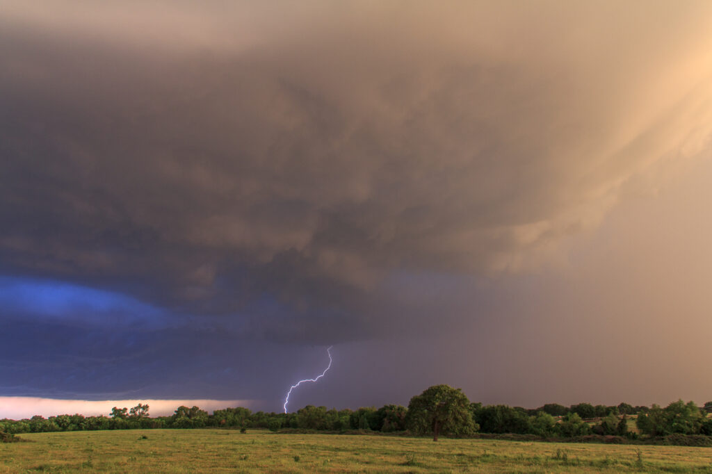 Lightning in Southern Oklahoma