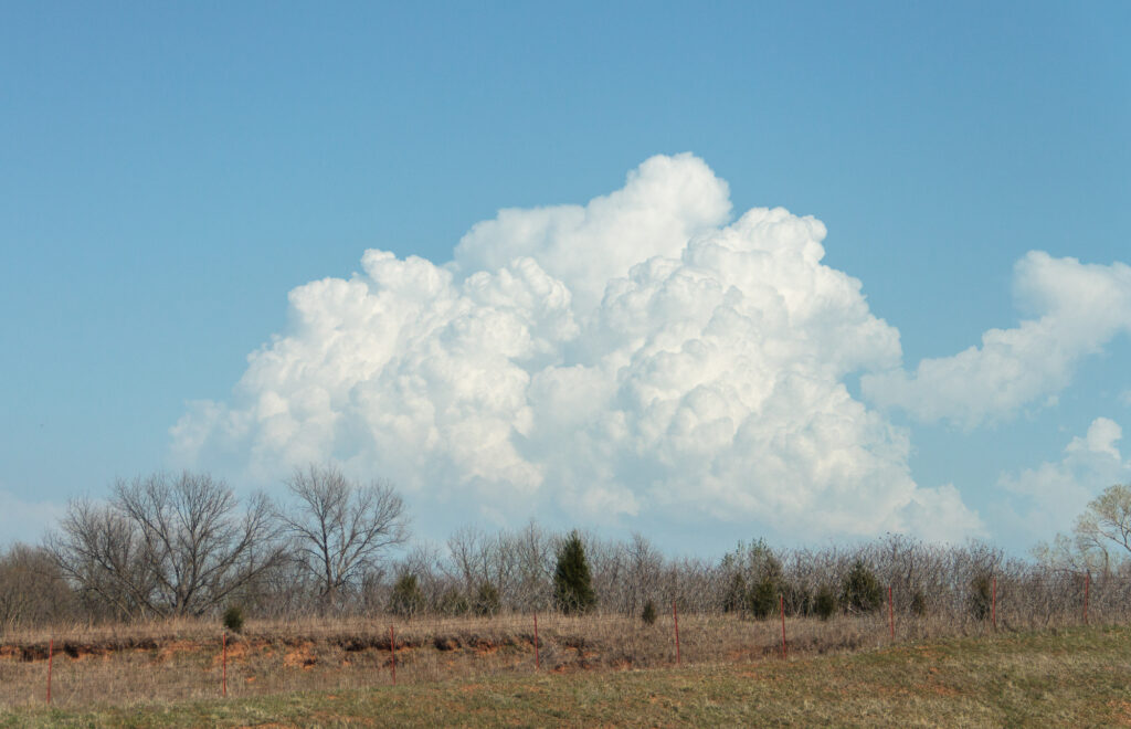 Storms start forming as we head south in Oklahoma