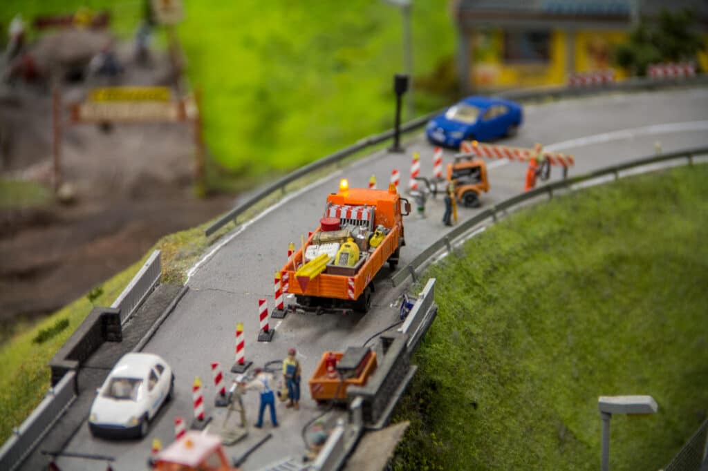 Highway Repair Crew at Miniatur Wunderland