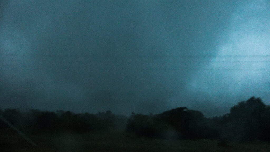 Large cone tornado Near Gordon, TX