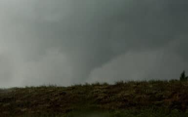 Tornadoes near Atoka, Oklahoma on May 9, 2016