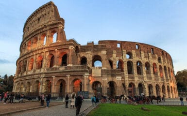 The Colosseum in Rome, Italy