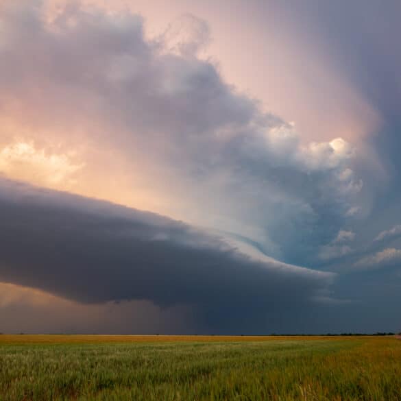 The storm was definitely heading southeast in a hurry by now