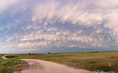 Mammatus at Sunset in the Texas Panhandle