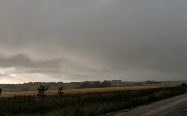 Tornado Warned storm in Jefferson County, Oklahoma on May 16, 2021. The storm was extremely HP in nature