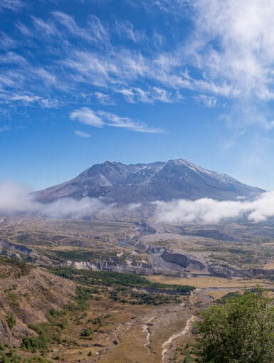 Mount Saint Helens viewed from the Johnston Ridge Observatory