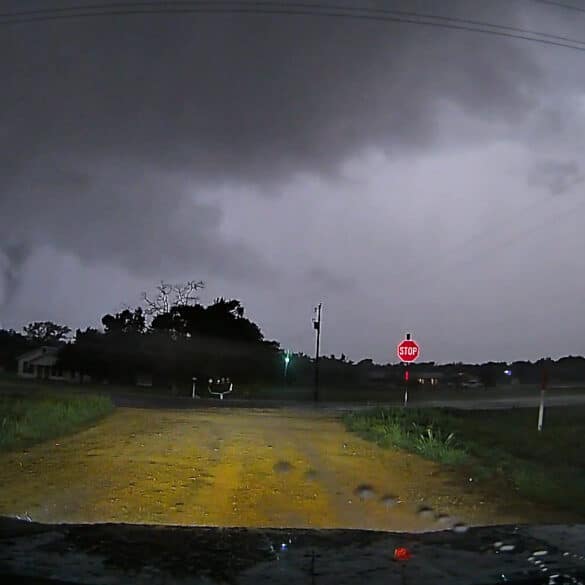 Tornado near the town of Cyclone in Central Texas