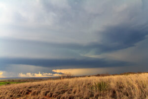 Striated Supercell near Mangum Oklahoma