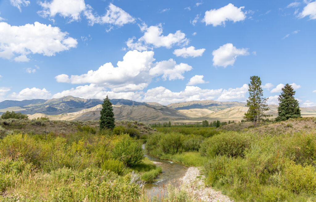 Colorful Wyoming Countryside