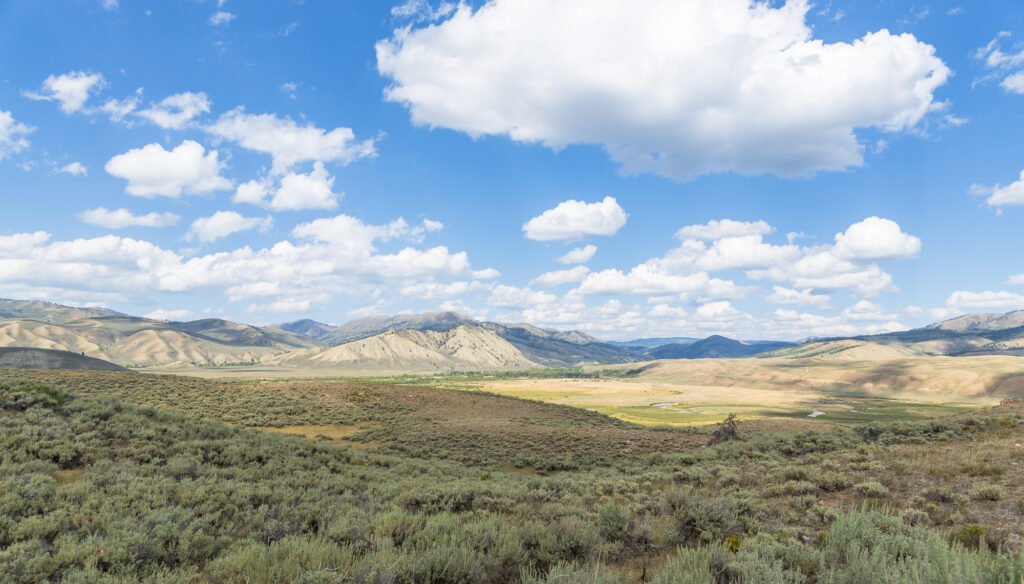 Wyoming Countryside along Gros Ventre Road